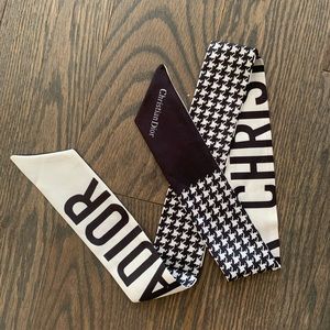 BRAND NEW DIOR Silk Twilly Scarf